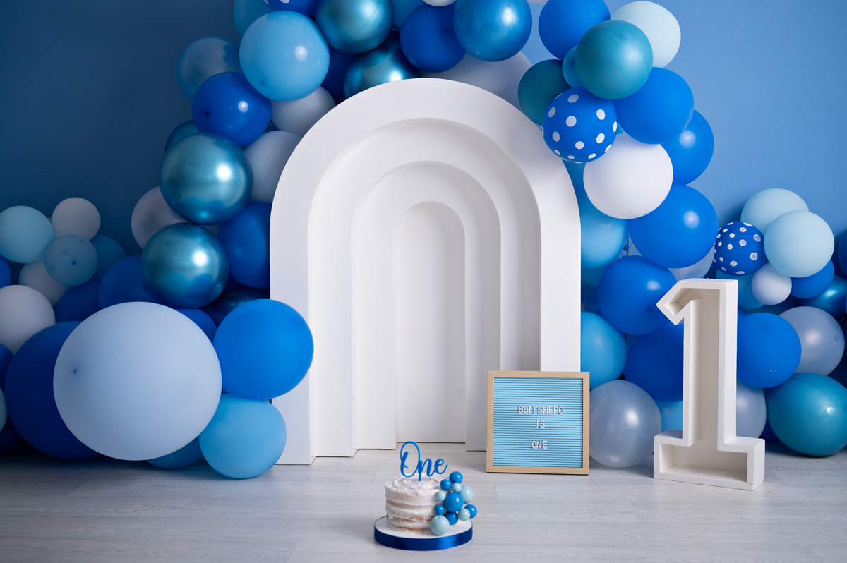 blue white cake smash1