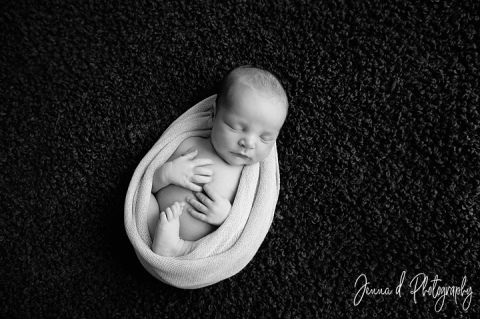 baby boy newborn photography in studio
