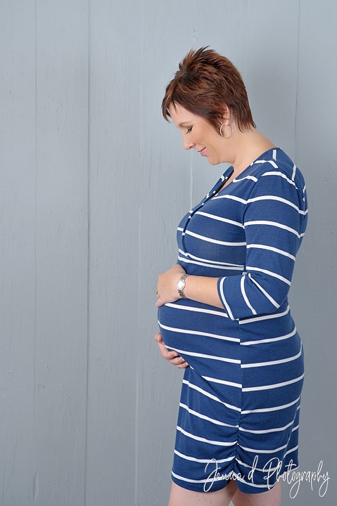 blue dress maternity photos in waverley
