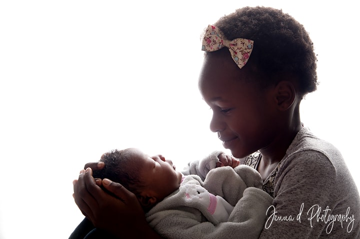 gauteng newborn photo shoot for baby girl