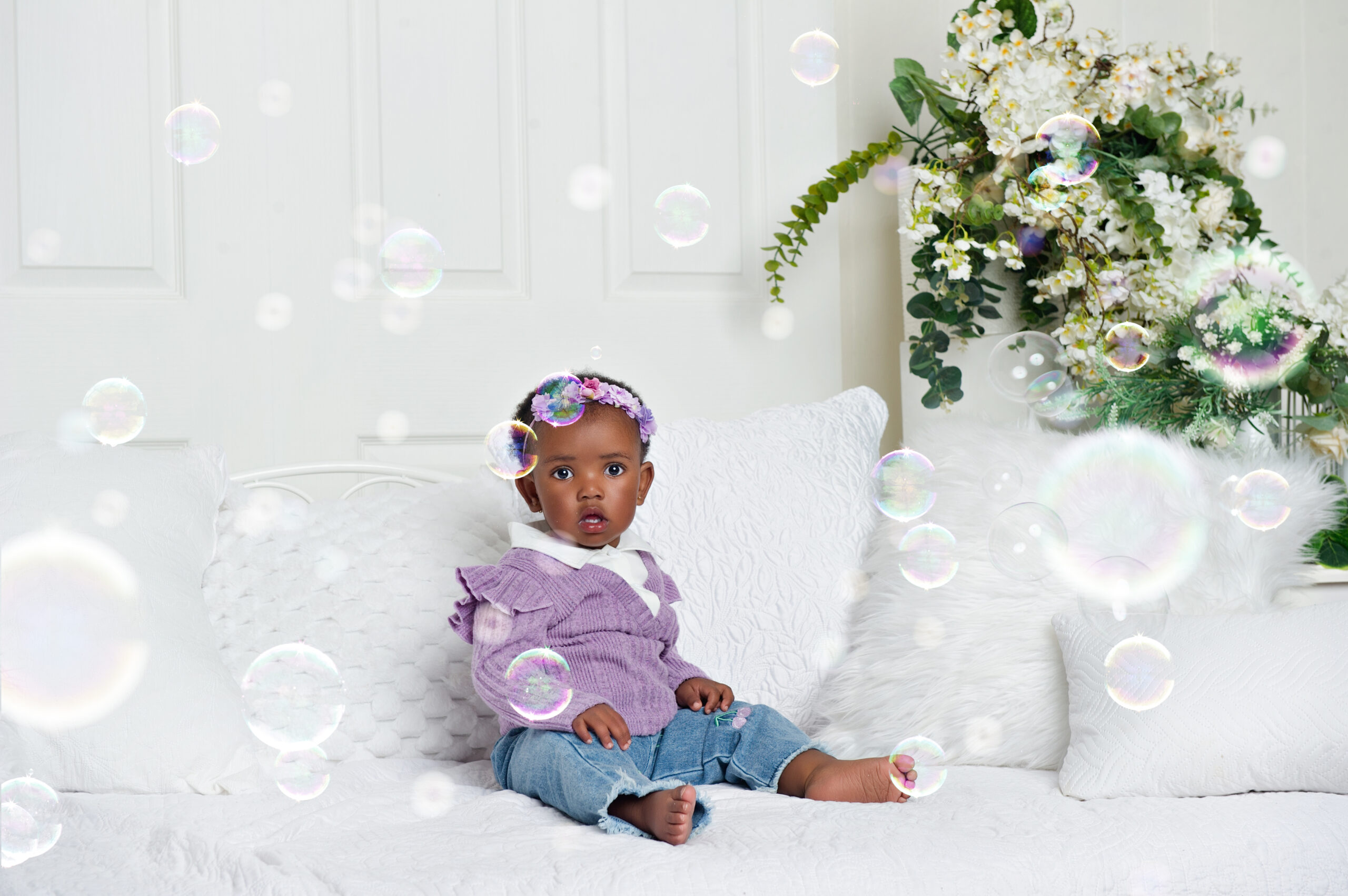 baby sittin on bed indoor play pretoria