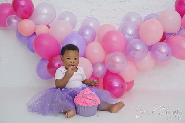 Reipela's first birthday cake smash photoshoot - Jenna D Photography ...