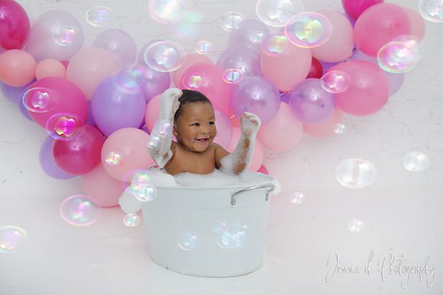 Reipela's first birthday cake smash photoshoot - Jenna D Photography ...