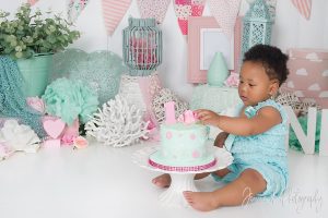 first birthday cake smash photos