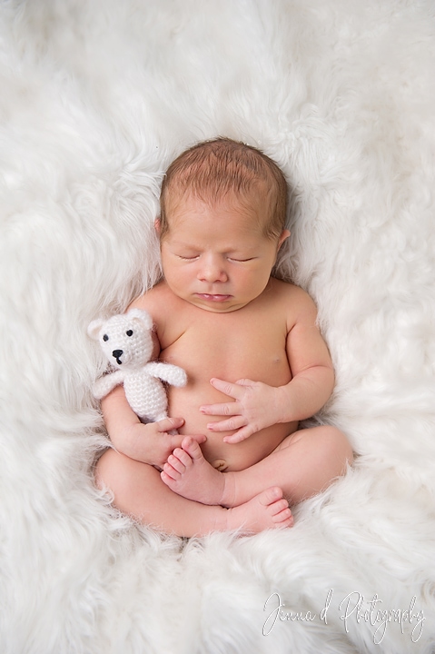 George’s first photos at his newborn photo shoot
