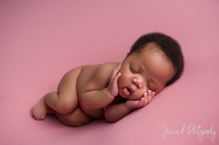 pink baby photography in pta