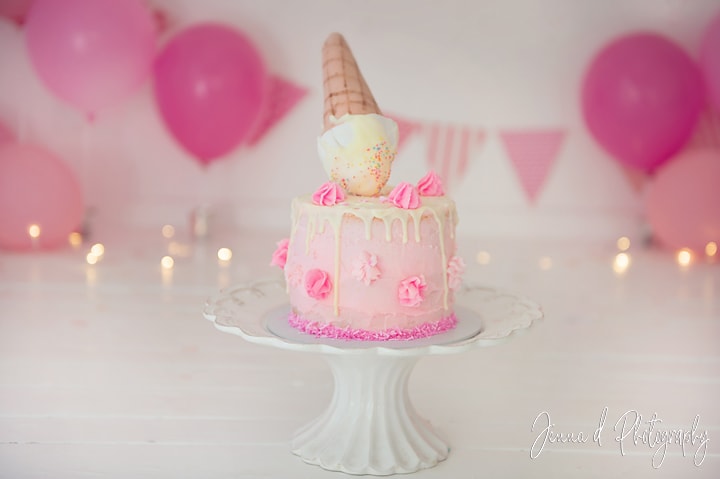 cake smash photo shoot pretoria gauteng pink cake