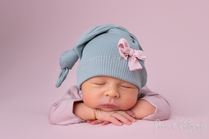 pink newborn photoshoot