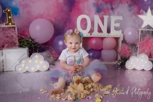 smash the cake photoshoot