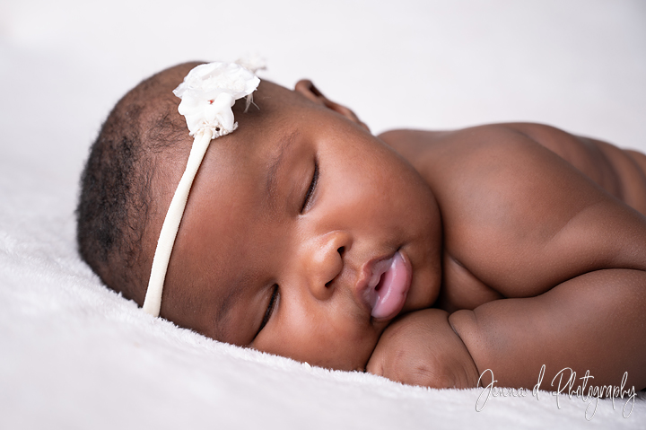 newborn photoshoot older baby girl