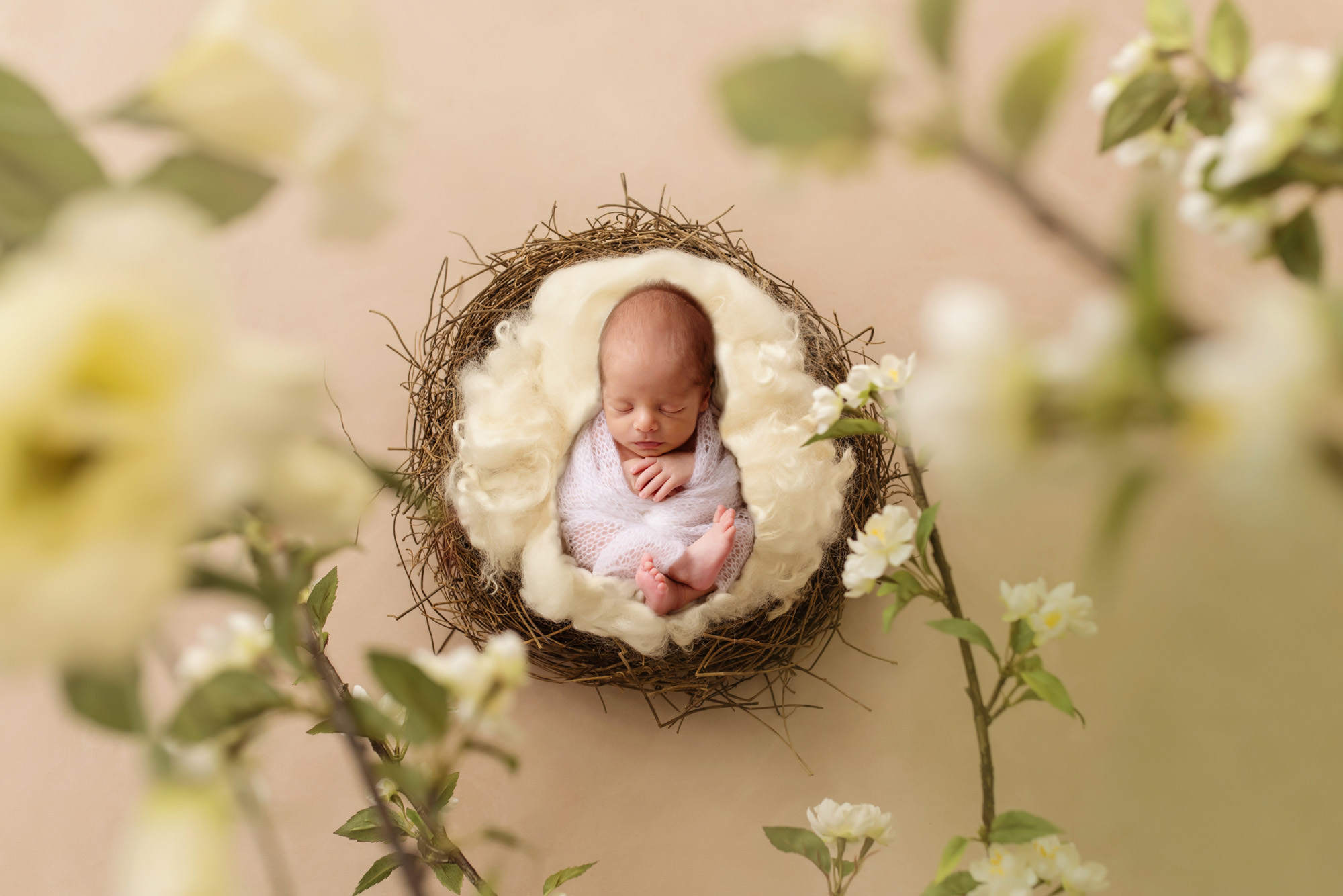 baby taking a cat nap