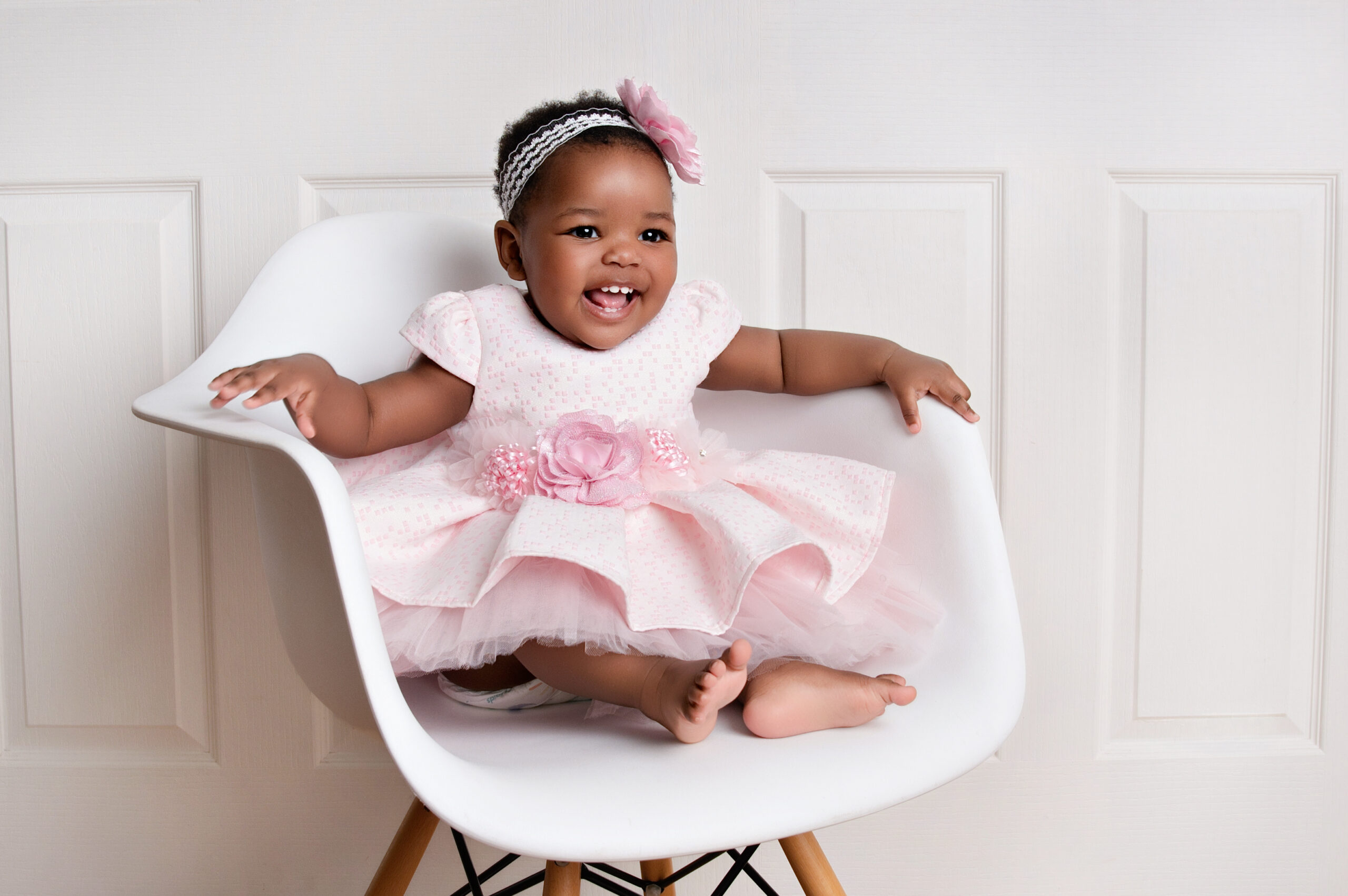 baby on a chair not sleeping