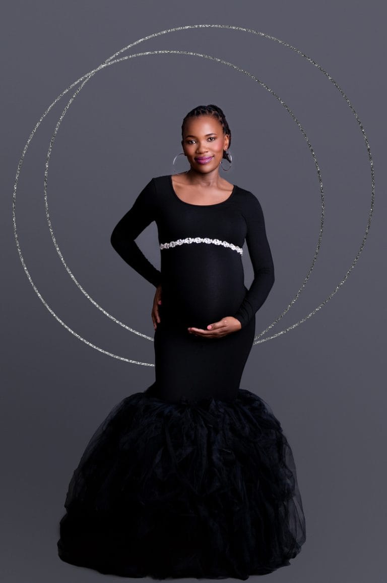 pretoria maternity black gown portrait004