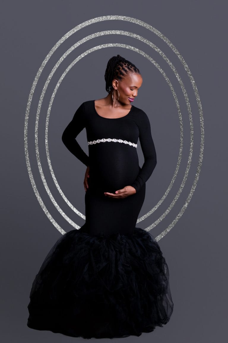 pretoria maternity black gown portrait005