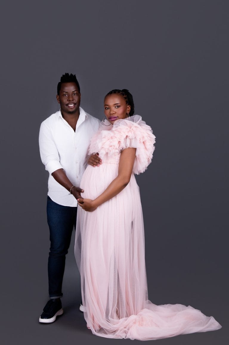 pretoria maternity couple photoshoot pink gown015
