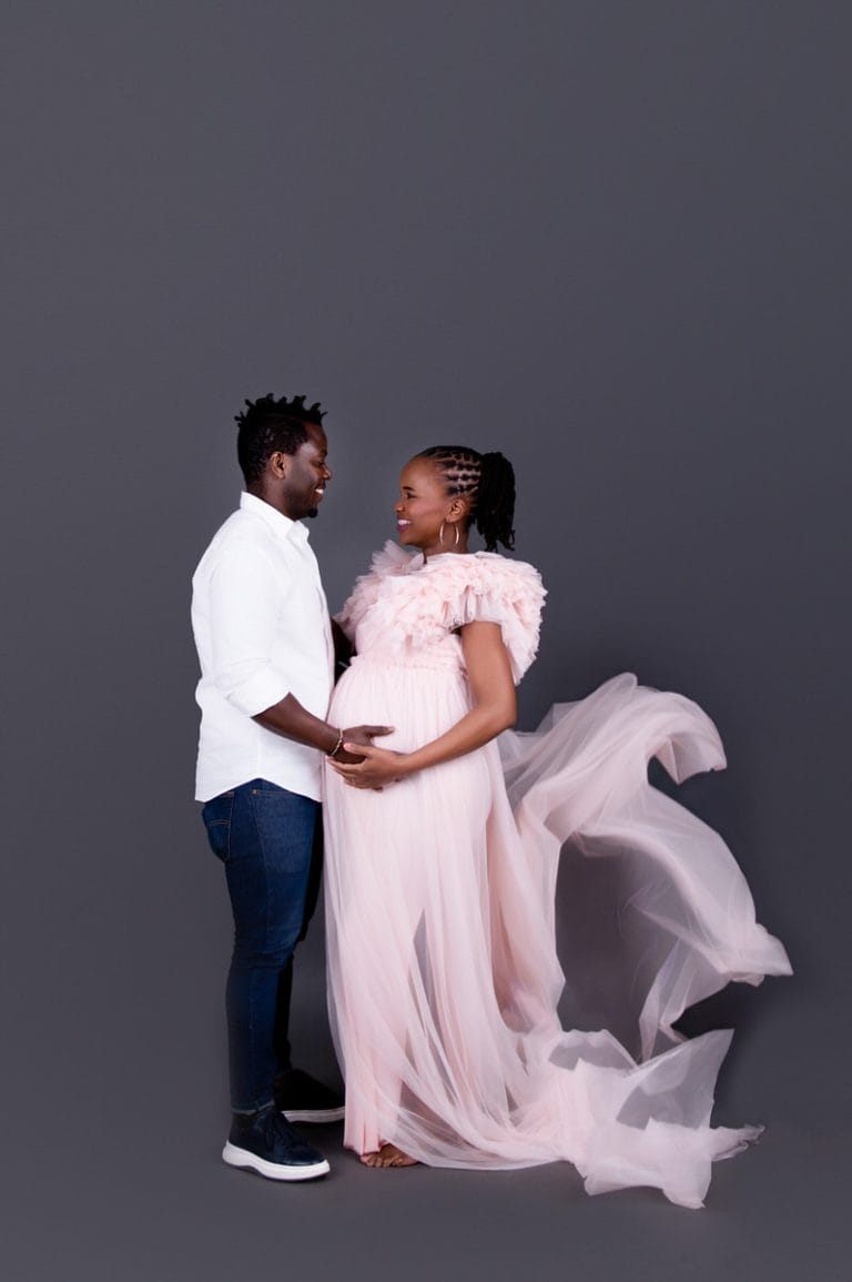 pretoria maternity couple photoshoot pink gown016