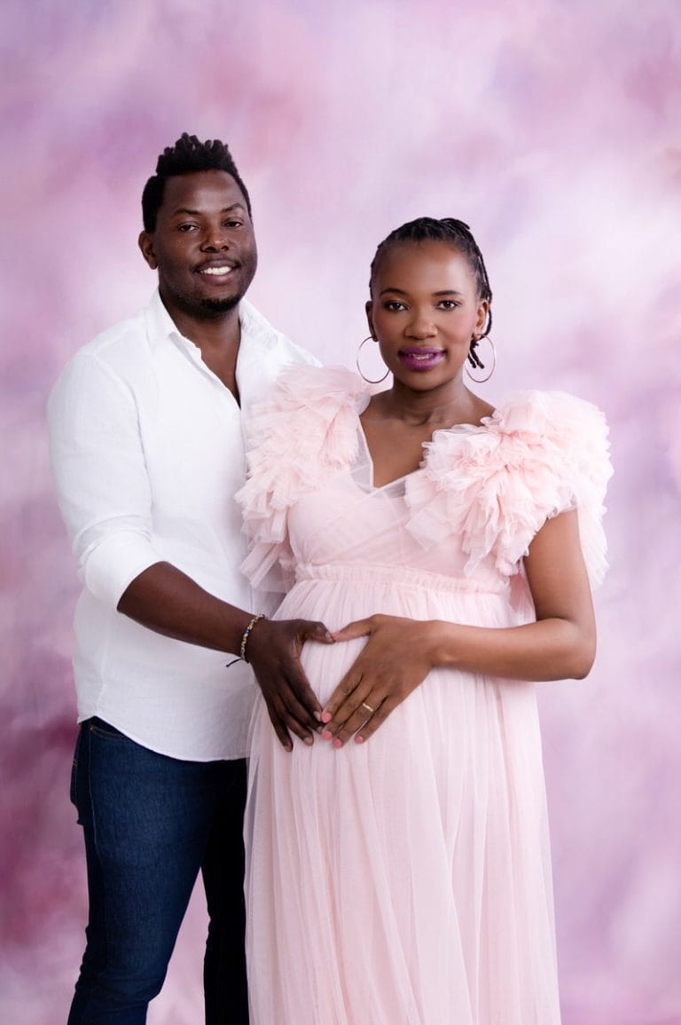 pretoria maternity couple photoshoot pink gown017