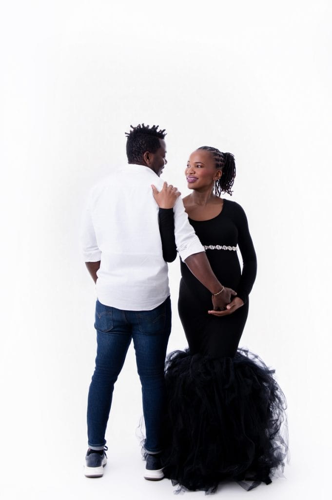 Romantic maternity couple photoshoot in Pretoria