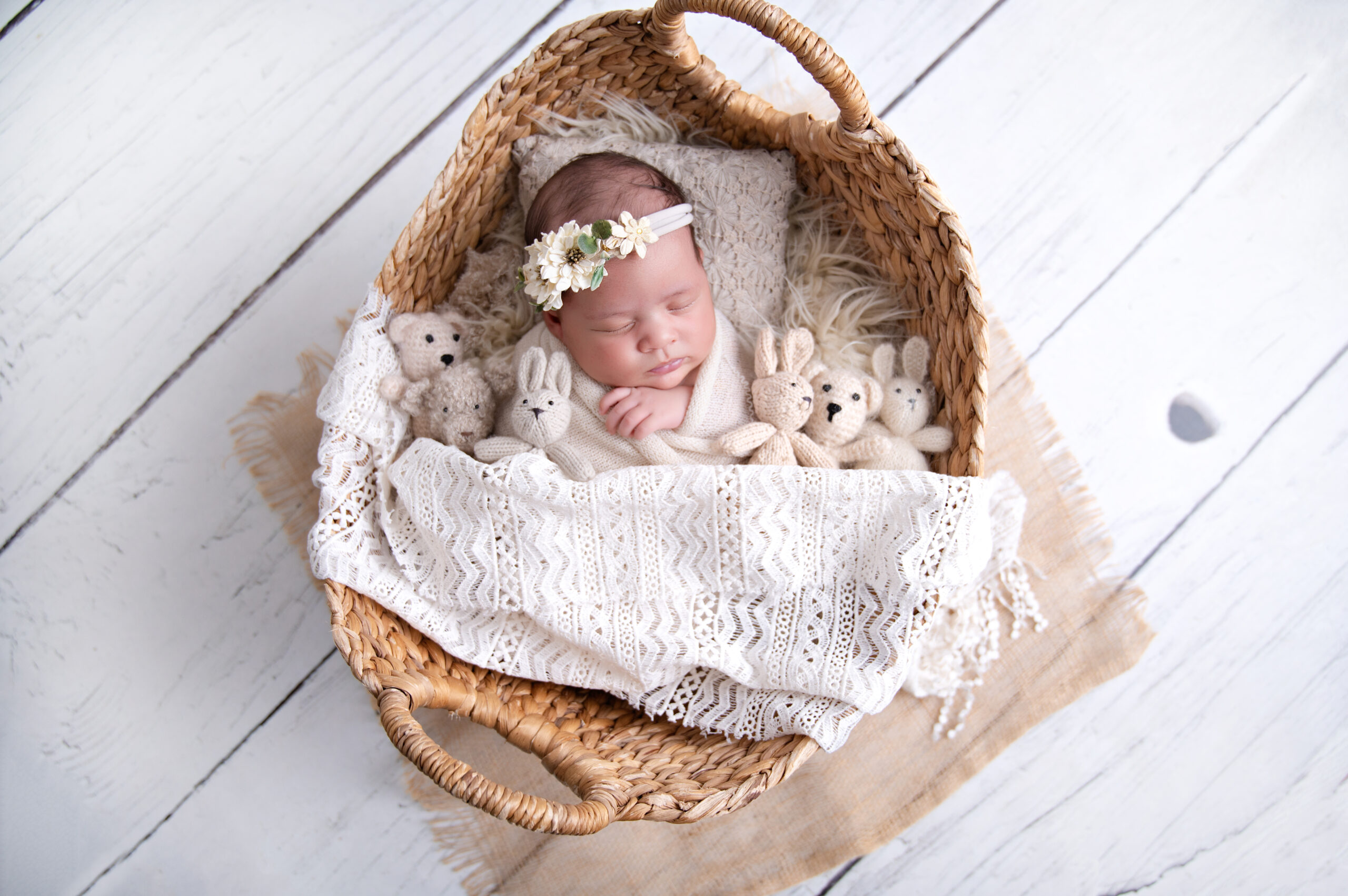 newborn photos at one month